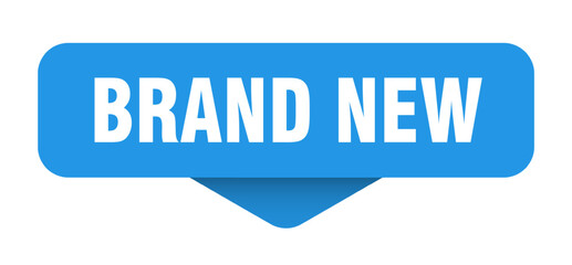brand new sticker. brand new sign on transparent background