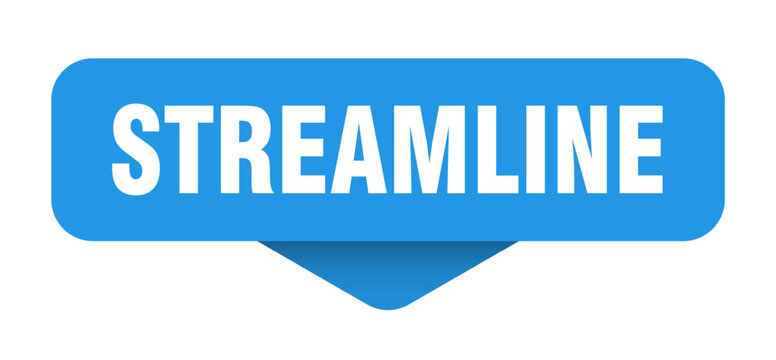 streamline sticker. streamline sign on transparent background