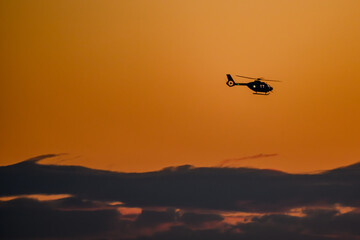 Sonnenuntergang über Straubing und dem niederbayerischen Gäubodenland