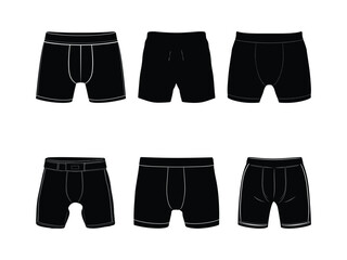 Senior Hockey Jock Shorts Silhouette Design