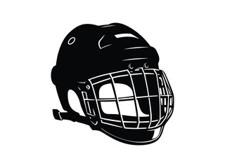 Fototapeta premium Hockey Helmet Silhouettes Pack