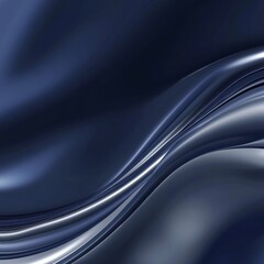 Obraz premium A refined abstract gradient background with deep navy and silver.featuring elegant color shifts.emphasizing sophistication and luxury.ideal for upscale branding