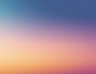 明け方の空色のグラデーション　青・ピンク・オレンジ