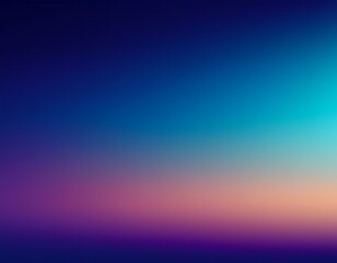 夜明けの空色のグラデーション