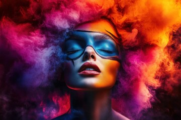 Fototapeta premium Showcasing the influence of music on visual creativity.