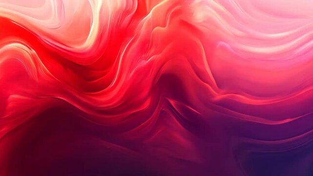 Colorful abstract swirl design with red and pink hues creating dynamic movement and depth