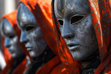 Sardinian masked performers embody tradition at carnival festivities