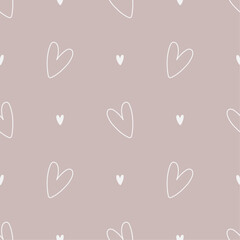 Heart Illustration, Hearts, Love, Valentine, Repeat print, kiss, Vector art, adobe illustration