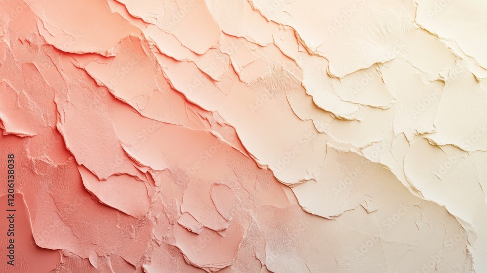 Poster soft textured gradient in warm pastel hues transitioning smoothly across the canvas