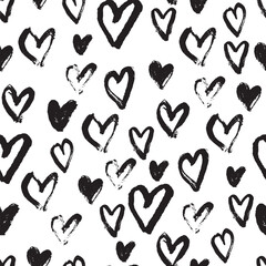 Heart Illustration, Hearts, Love, Valentine, Repeat print, kiss, Vector art, adobe illustration