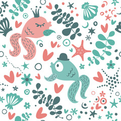 Heart Illustration, Vector art, Valentines Day Graphics, Repeat Prints, Heart Drawing 