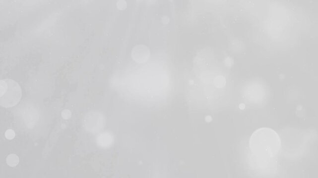Clean White Soft Bokeh Background Loop Stock Footage Video.
