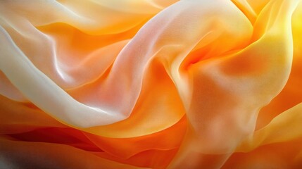 Obraz premium Textures resembling fabric or cloth flowing in soft folds, delicate light reflections, smooth gradient transitions
