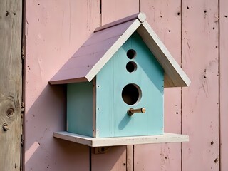 wooden bird house