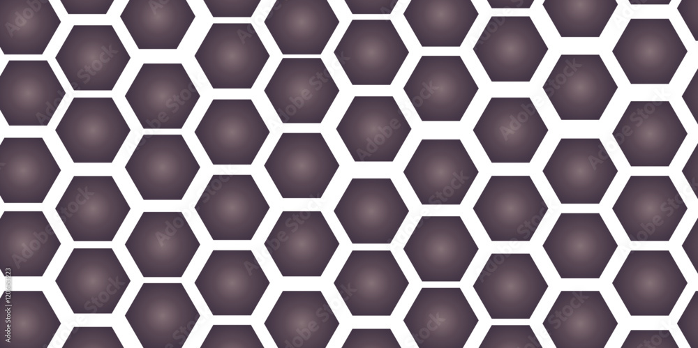 Poster abstract colourful hexagon technology geometric pattern concept white background. use for template, 
