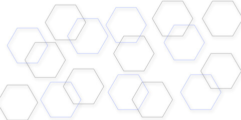 Abstract white and grey hexagon technology geometric pattern concept white background. Use for template, wallpaper, website vector illustration.