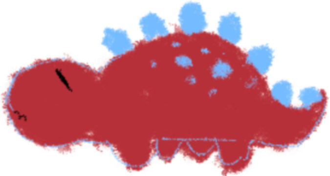 Red dinosaurs 