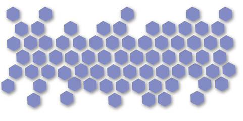 Abstract colourful hexagon technology geometric pattern concept white background. Use for template, wallpaper, website vector illustration.