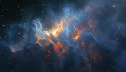 Fototapeta premium Nebula astronomy