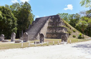 Tikal's Group H, the most remote section of the park