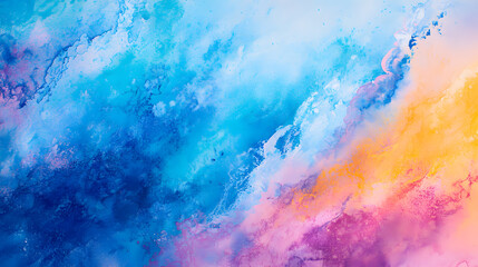 Obraz premium Beautiful abstract painting in blue hues.