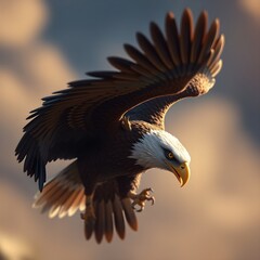 Obraz premium american bald eagle