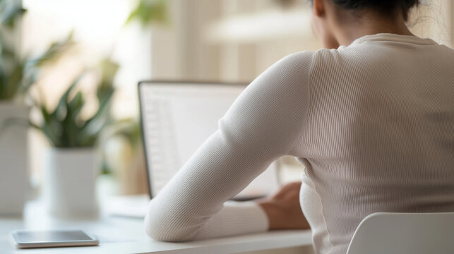 Adjusting Posture for Ergonomic Sitting at Desk