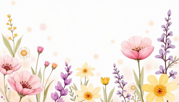 Vibrant floral arrangement featuring a variety of colorful blossoms in shades of pink, yellow, and purple, celebrating the beauty of spring