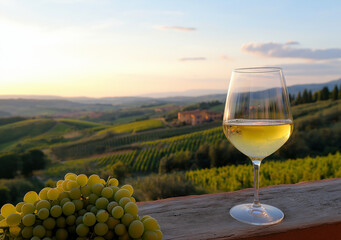 Suspended in time, green grapes embrace the rhythm of nature, thriving in the warm embrace of the sun, their vibrant hues reflecting purity, their plump bodies holding stories of soil and sky.