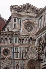 Architectonic heritage in the old town of Florence, Italy