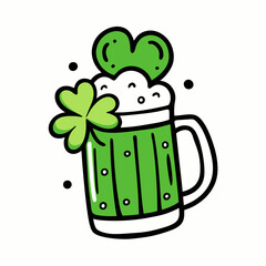 Happy St. Patrick Day Vector Illustration