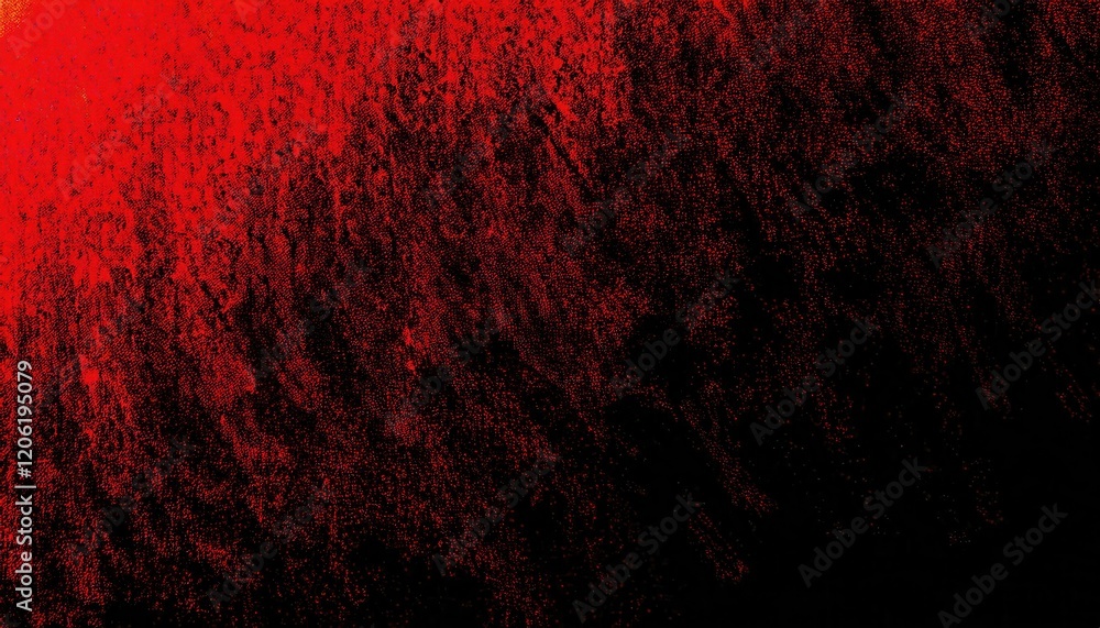 Poster gradient of vivid red texture fading into black, evoking a sense of drama and intensity, ideal for b