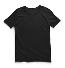 Naklejka premium Premium Clothing Mockup of a black T-Shirt on Neutral Background