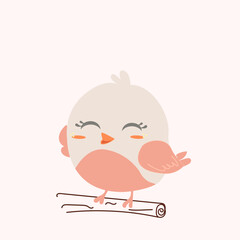 A Lovely Bird on a Branch