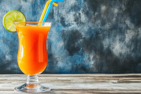 In a dramatic black backdrop, a mysterious libation shimmers with swirling rum, ice cubes, and a lime twist