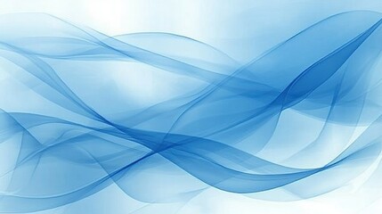 Fototapeta premium Blue Waves Abstract Background Design.