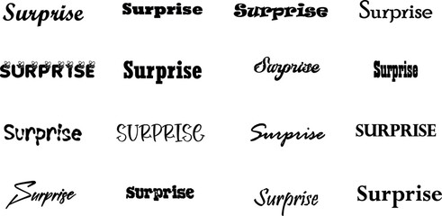 illustration, background, surprise, vector, comic, letter, retro, graphic, design, type, lettering, typography, template, party, card, poster, present, banner, decoration, text, white, beautiful, 