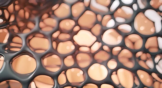 Abstract cell structure seamless looping 4K