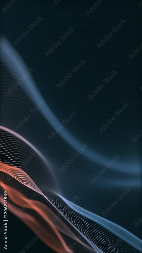 Poster an engaging dynamic abstract background that brilliantly showcases fluid waves of vibrant colors and
