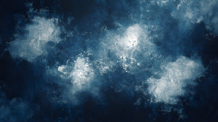 Obraz premium Dreamy blue abstract texture with soft cosmic hues.