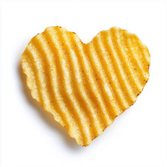 heart shaped potato chip