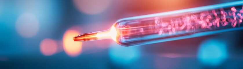 Plasma discharge glowing between high-conductivity electrodes