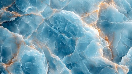 Obraz premium An enchanting close-up of digital art showcasing smooth, soft blue marble textures, an abstract visual creation with a modern feel, perfect for online applications