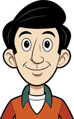 Fototapeta premium cartoon man