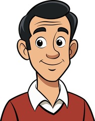 Obraz premium Cartoon -man