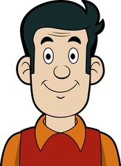 Obraz premium Cartoon -man