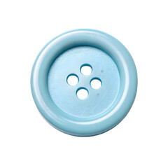 Realistic black clothes button with four holes Sewing item decoration Cloth craft accessory