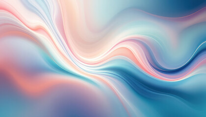 Obraz premium Abstract Pastel Swirls of Color and Light