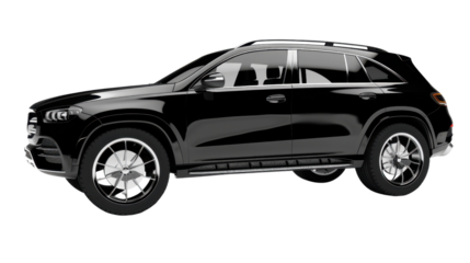 
Luxury SUV on transparent background