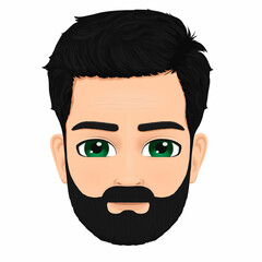 middle age man portrait or face